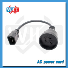 SAA 3 pin Australia standard male female ac power cord plug